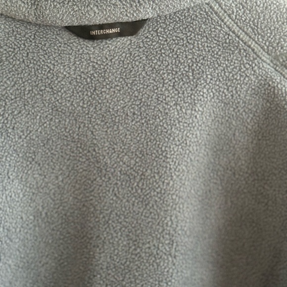 Columbia Light Gray Fleece Jacket with Orange Trim - Picture 5 of 5